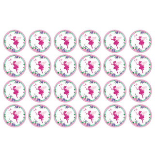 Floral Fairy Edible Icing Cupcake Images | Fairy Party Supplies NZ