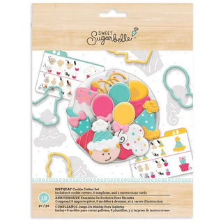 Sweet Sugarbelle Birthday Cookie Cutter Set