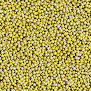 2mm Gold Cachous | Gold sprinkles