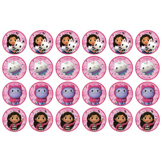 Gabby's Dollhouse Edible Icing Cupcake Images | Gabby's Dollhouse Party Supplies NZ