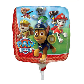 Paw Patrol Mini Shape Foil Balloon - Add to Balloon Garland