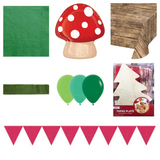 Woodland Party Pack for 8 - SAVE 33%