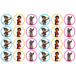 Coco Edible Icing Cupcake Images