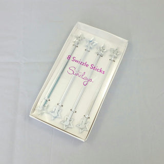 Star Swizzle Sticks | Star Sticks |  Swizzle Sticks | Silver Party | Star Swizzle Sticks Party | NZ Party Supplies |