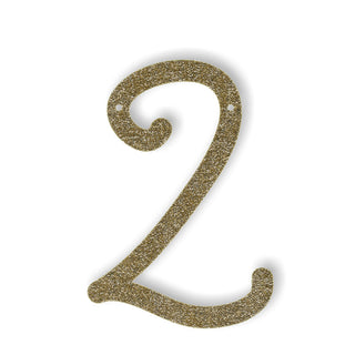 Meri Meri Gold Acrylic Bunting Letter or Number