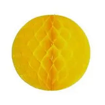 Yellow Honeycomb Ball CLEARANCE