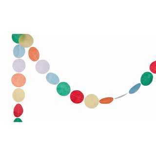 Sundays Rainbow Tissue Dot Garland
