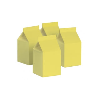 Five Star | Pastel Yellow Milk Cartons | Yellow Party Supplies NZ
