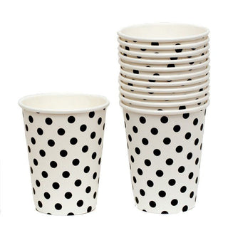 Sambellina | White with Black Polka Dot Cups 
