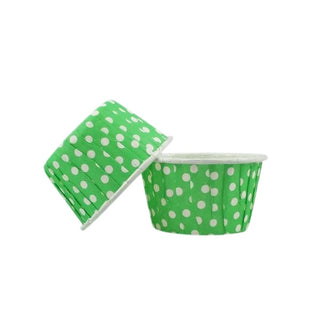Sundays Green Polka Dot Baking Cups - 20 Pkt