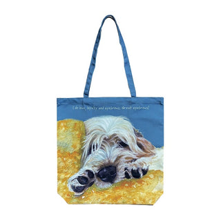 Little Dog Laughed Eyebrows Packable Tote Bag