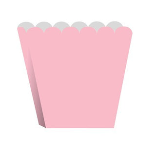 Light Pink Scallop-Edged Treat Boxes | Light Pink Party Supplies NZ