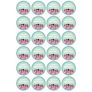 Kpop Demon Hunters Saja Boys Edible Cupcake Images