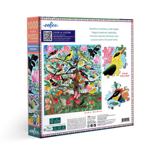 French Medieval Songbirds Jigsaw Puzzle - 1000 Pc
