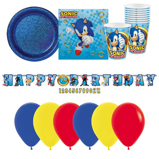 Sonic the Hedgehog Party Essentials for 8 - SAVE 5%