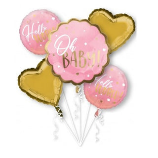 Oh Baby Pink Balloon Bouquet