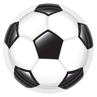 Soccer Ball Plates - Dinner XL 18 Pkt