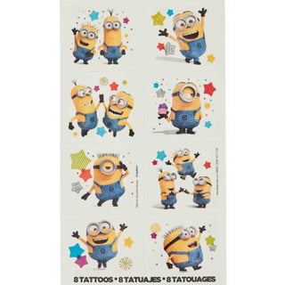 Despicable Me Minions Tattoos | Minion Party Supplies NZ