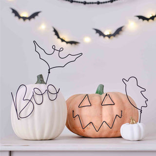 Ginger Ray Pumpkin Spice Wire Pumpkin Decorations | Ginger Ray Pumpkin Spice Wire Pumpkin | Pumpkin Spice Wire Pumpkin Decorations | Wire Pumpkin | Halloween Decorations | NZ Party Supplies |