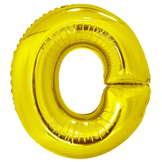 Giant Gold Letter O Foil Balloon | Gold Party Supplies NZ