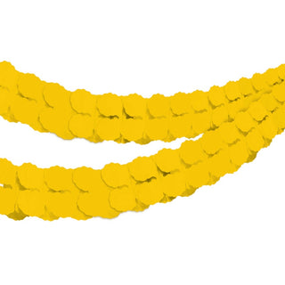 Yellow Sunshine Tissue Paper Garland | Yellow Party Supplies NZ
