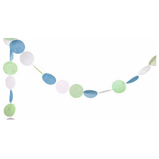 Sundays Cool Spring Tissue Dot Garland