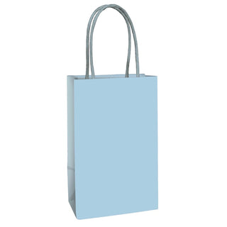 Pastel Blue Kraft Paper Handle Bags | Blue Party Supplies NZ