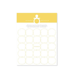 Baby Shower Bingo | Baby Shower Games