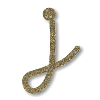 Meri Meri Gold Acrylic Bunting Letter or Number