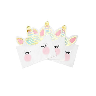 We Heart Unicorns Face Napkins
