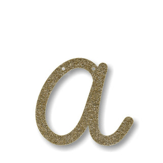 Meri Meri Gold Acrylic Bunting Letter or Number
