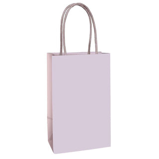 Pastel Lilac Kraft Paper Handle Bags | Lavender Party Supplies NZ
