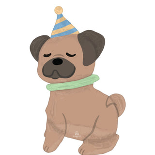 Pawsome Party Dog Airwalker Foil Balloon | Dog Party Supplies NZ