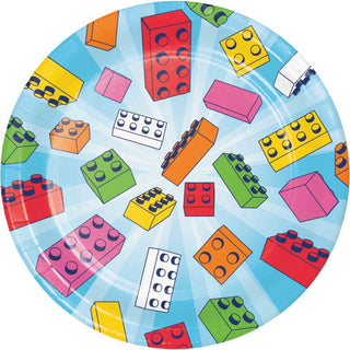 Lego Block Bash Plates | Lego Party Supplies NZ