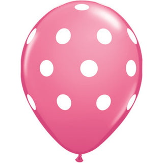 Rose Pink Polka Dot Balloon