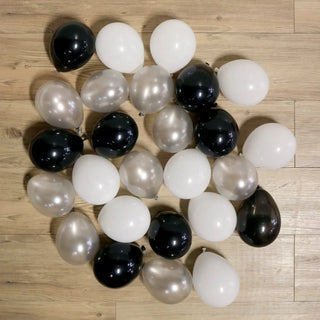 Monochrome Mini Balloons - 60 Pkt