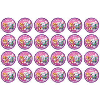 Paw Patrol Girls Edible Icing Cupcake Images | Paw Patrol Party Supplies NZ