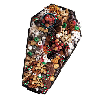 Fright Night Coffin Shaped Treat Board | Halloween Party Supplies NZ