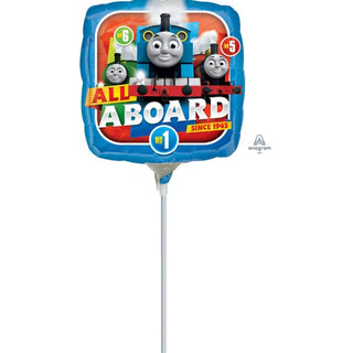 Thomas the Tank Engine Square Mini Foil Balloon - Add to Balloon Garland