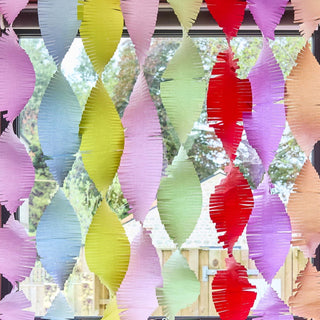 Hootyballoo | Bright Banquet Crepe Streamers | Rainbow Party Supplies NZ