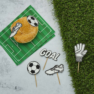 It's a Goal Football Food Picks Set - 12 Pkt