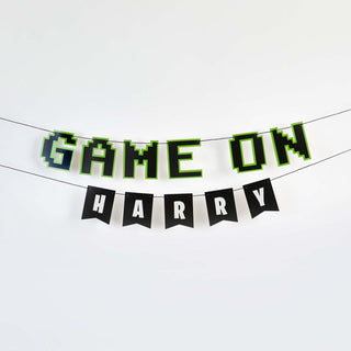 Game On! Customisable Banner | Gaming Party Supplies NZ