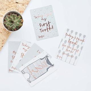 Hootyballoo | Hello Little One Baby Milestone Cards | Baby Shower Gifts NZ