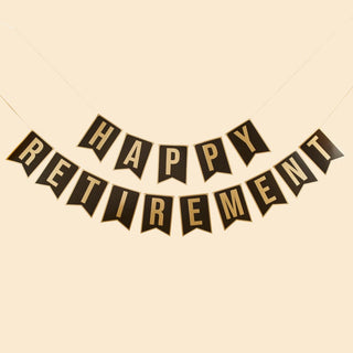 Hootyballoo | Happy Retirement Banner | Retirement Party Supplies NZ