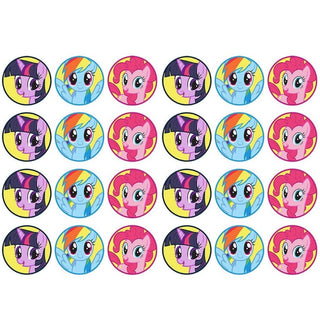 My Little Pony Edible Icing Cupcake Images | My Little Pony Party Supplies NZ