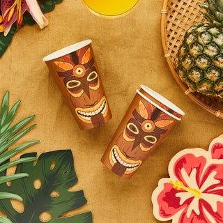Aloha! Tropical Tiki Cups - 8 Pkt