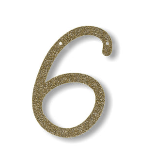 Meri Meri Gold Acrylic Bunting Letter or Number
