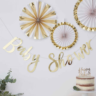 Ginger Ray Oh Baby! Baby Shower Banner | Baby Shower NZ