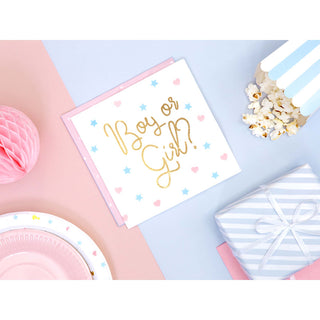 Gender Reveal Napkins - Lunch 20 Pkt