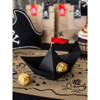 Pirate Party Paper Boats - 6 Pkt